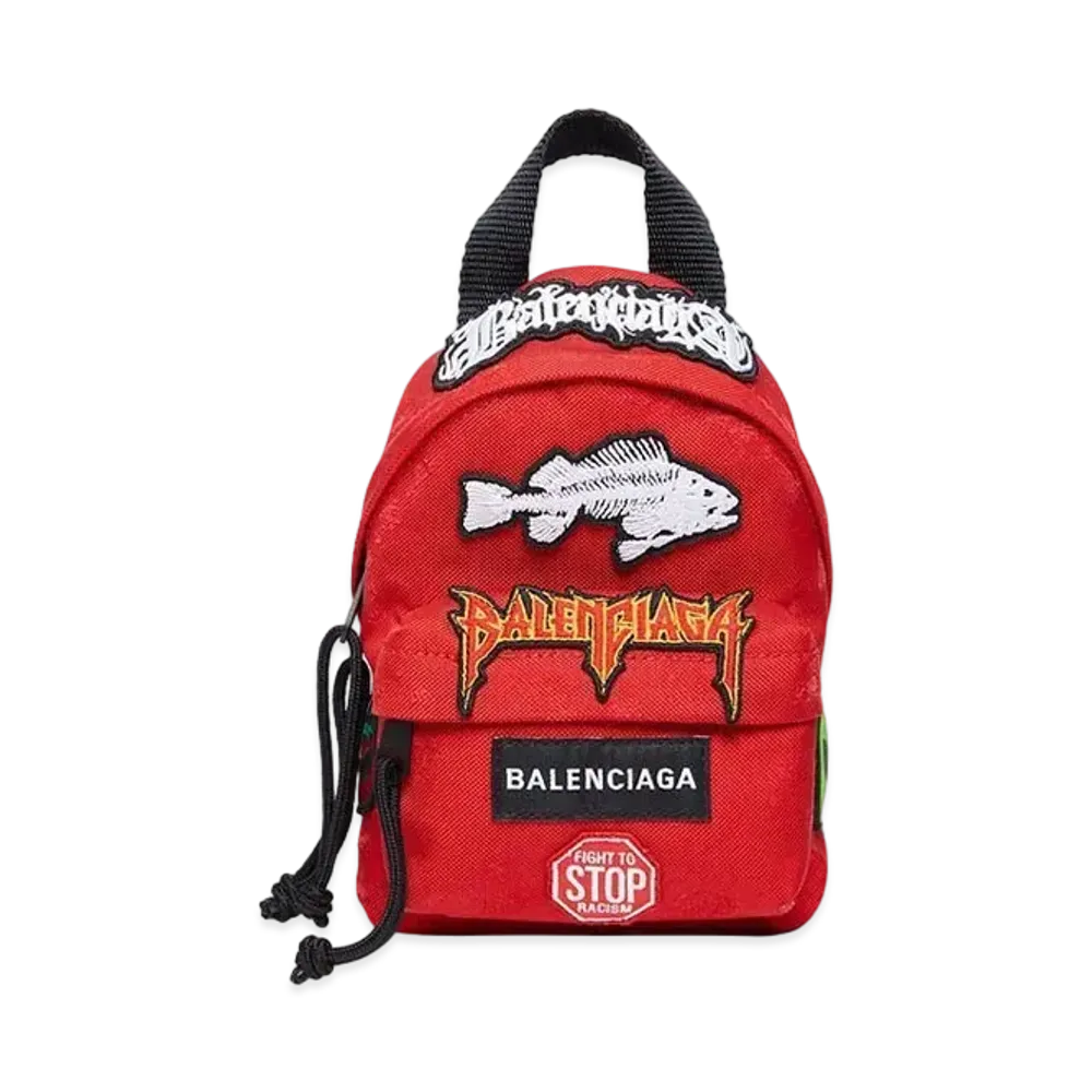 BALENCIAGA Explorer Mini Backpack "Red"