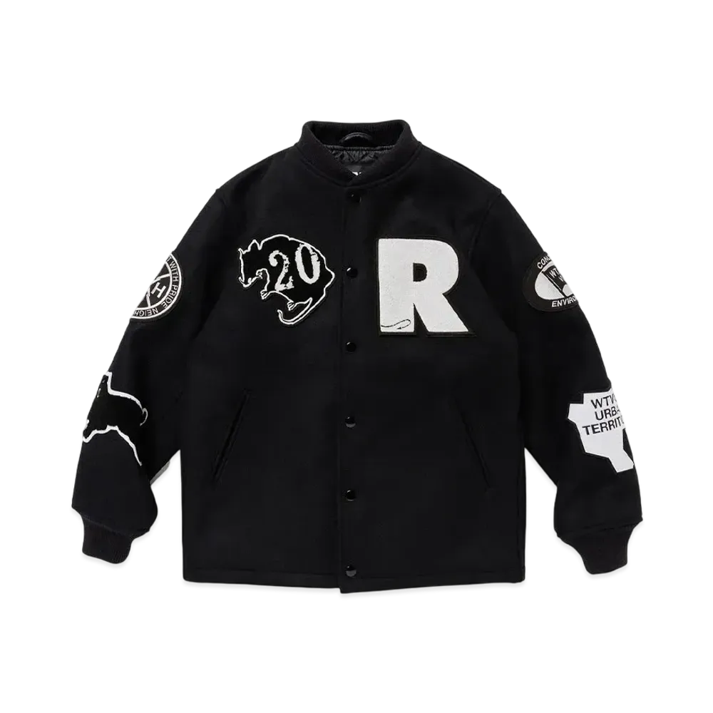 NEIGHBORHOOD x WTAPS x RATS 20th All Melton Jacket "Black"