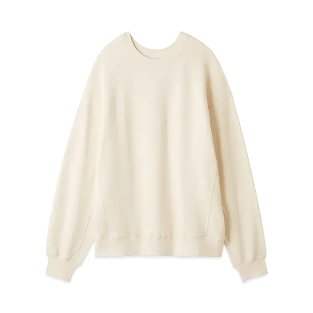 GELATO PIQUE Logo Fleece Pullover "Ivory"