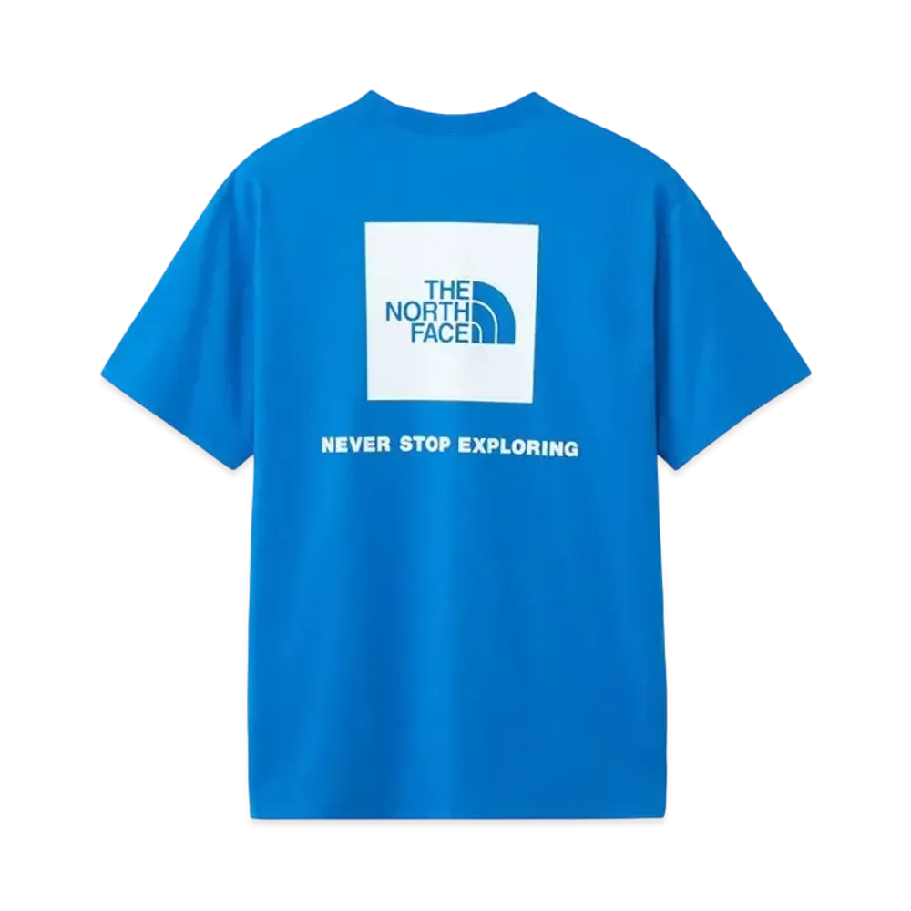 The North Face Short Sleeve Back Square Logo Tee "Hero Blue"