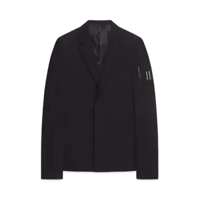GIVENCHY Slim Fit Jacket In Wool with Pocket "Black"