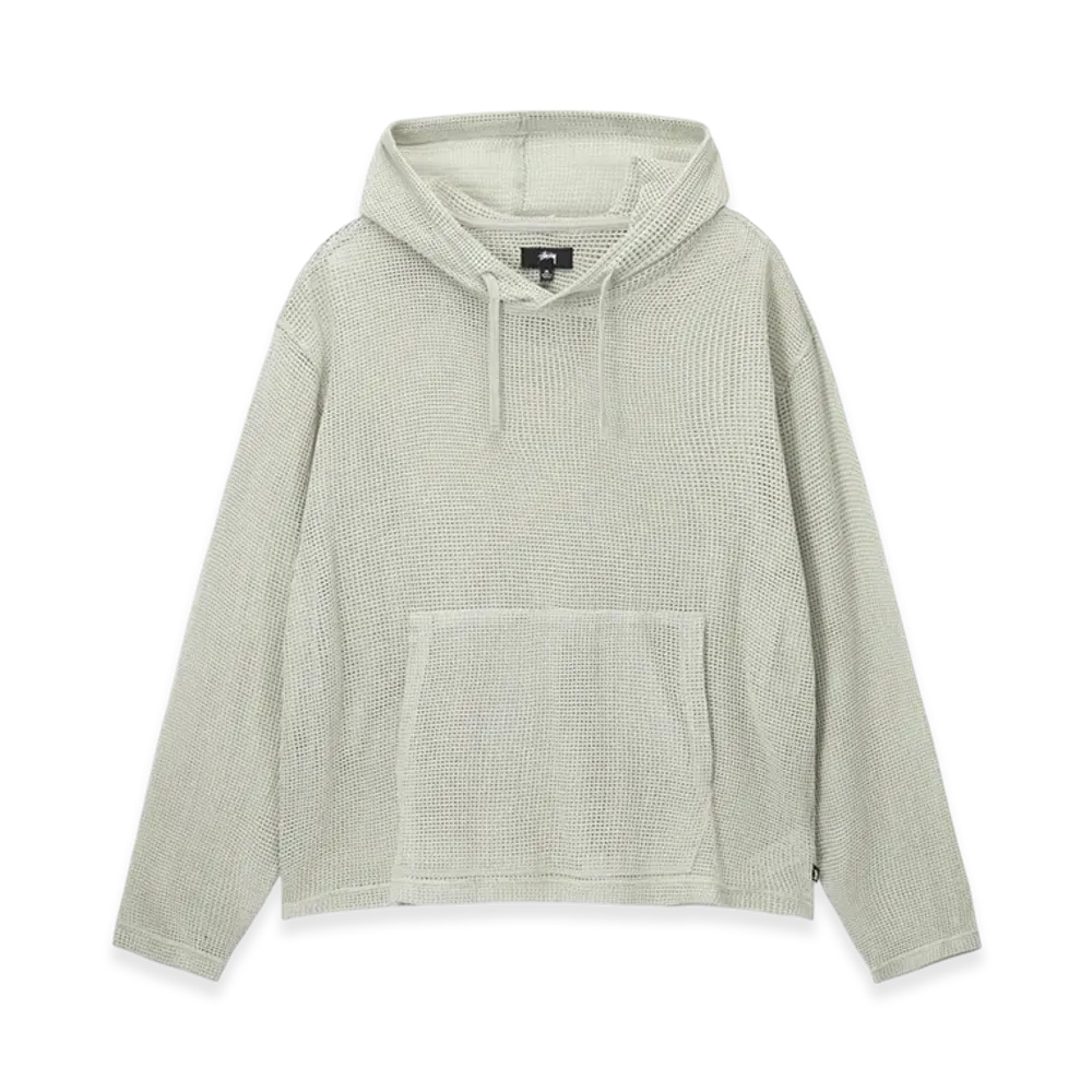 Stussy Cotton Mesh Hoodie "Bone"