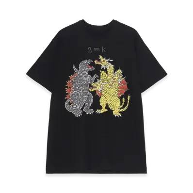 WILDSIDE Yohji Yamamoto x IZUMONSTER GMK T-shirt "Black"