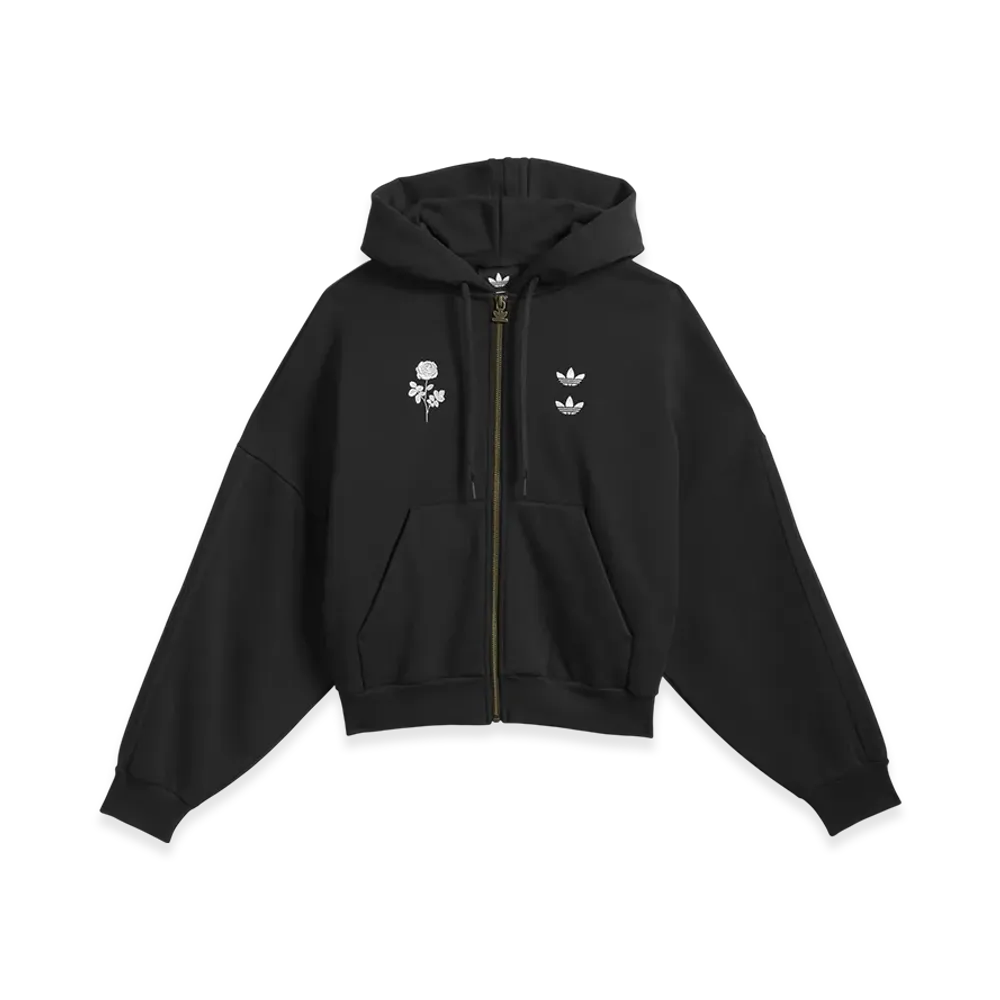 adidas x Willy Chavarria Heavyweight Zip Hoodie "Black"