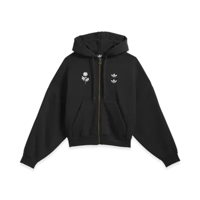 adidas x Willy Chavarria Heavyweight Zip Hoodie "Black"