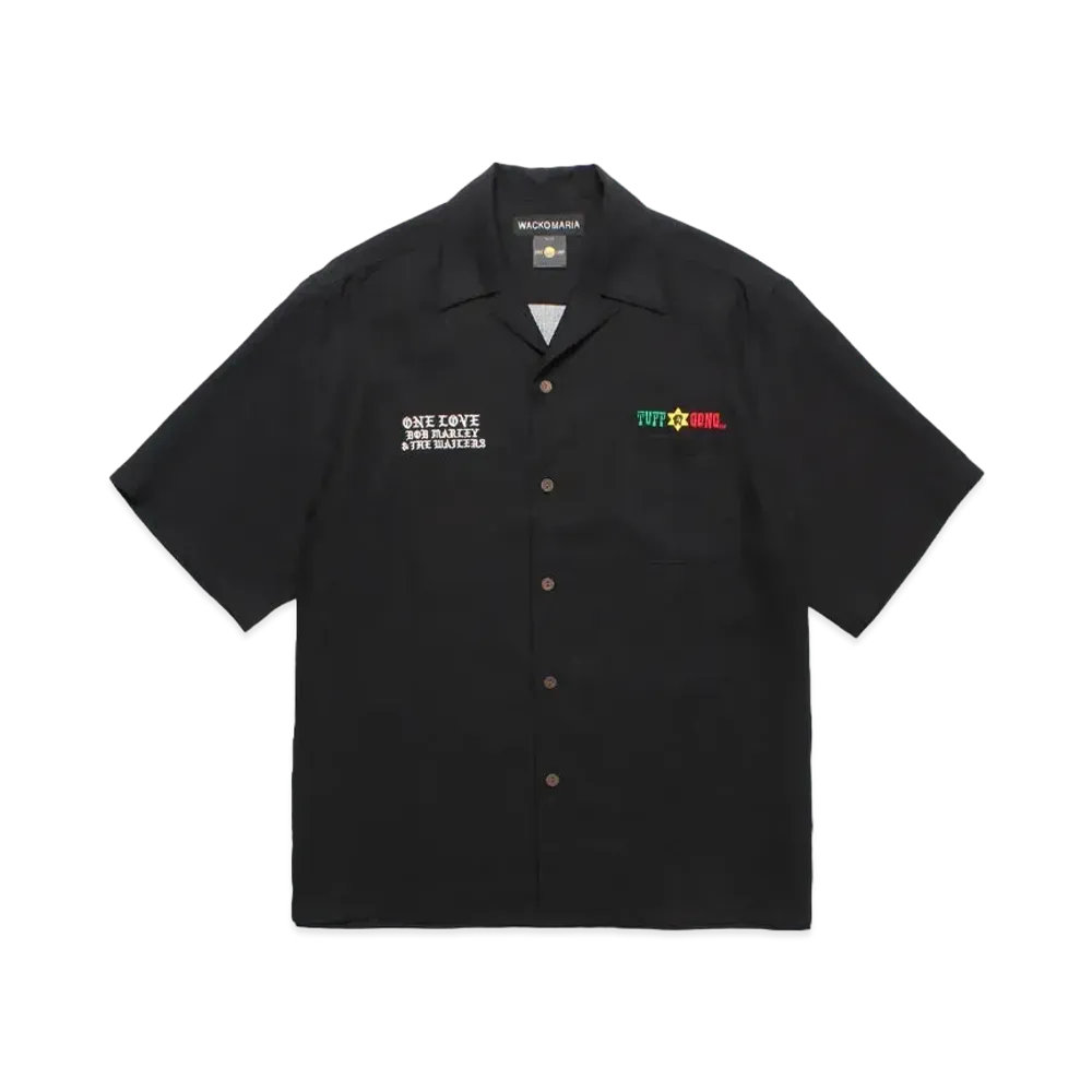 WACKO MARIA x BOB MARLEY Hawaiian Shirt "Black"