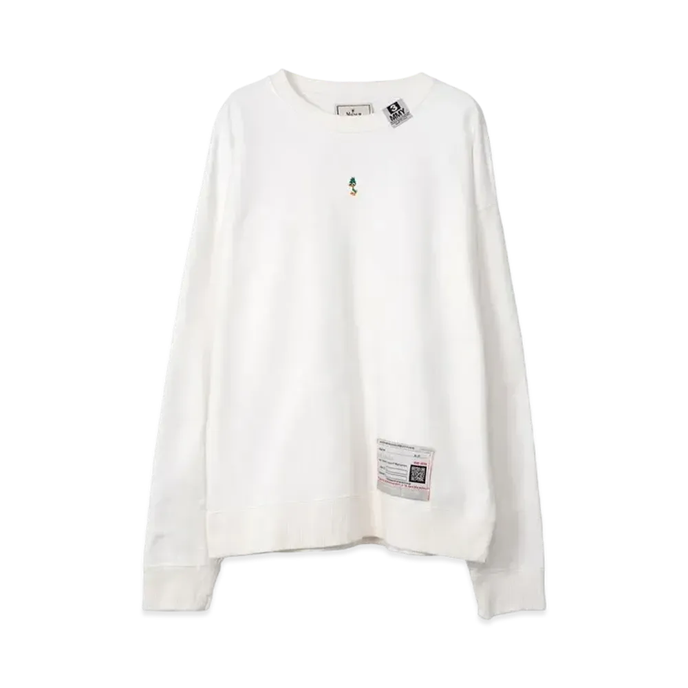 Maison MIHARA YASUHIRO Duck Embroidery Sweatshirt "White"