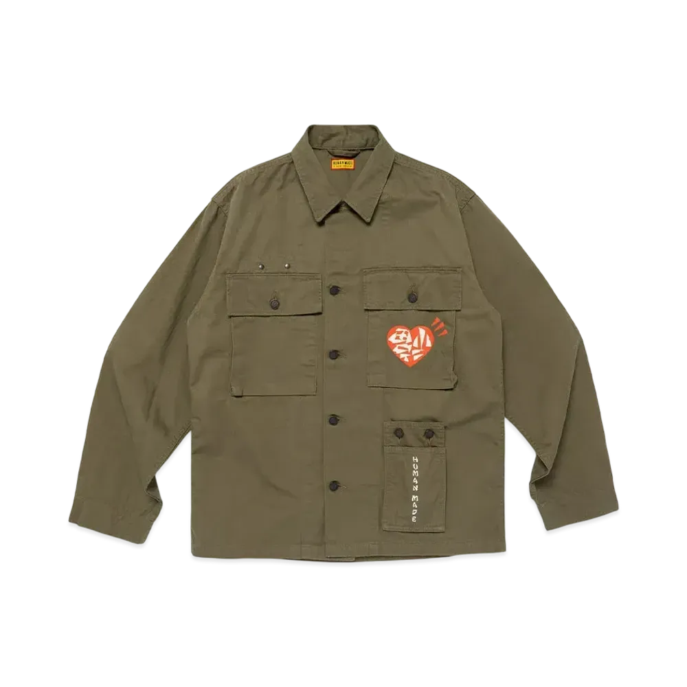 HUMAN MADE Military Shirt "Olive Drab"