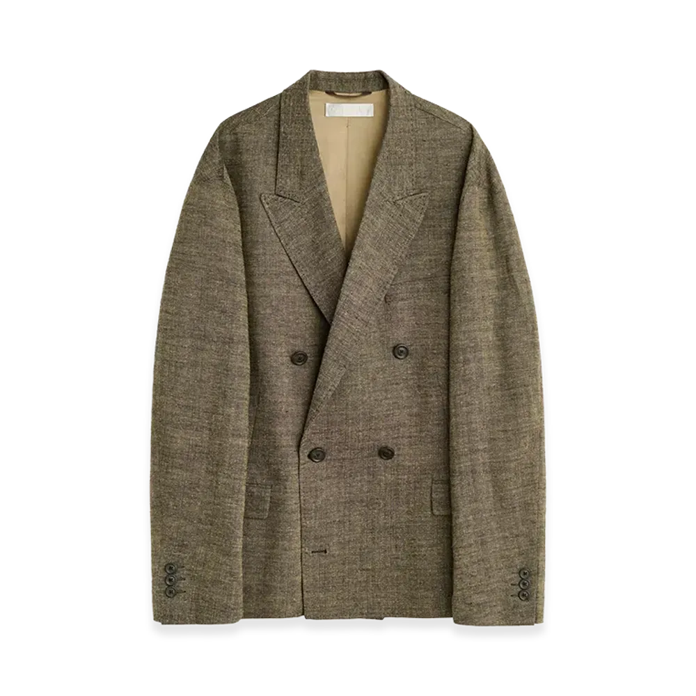 OUR LEGACY Halt Blazer "Deep Husk Soft Grain Weave"