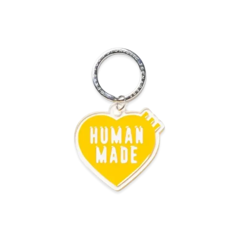 HUMAN MADE Heart Keyring "Yellow"