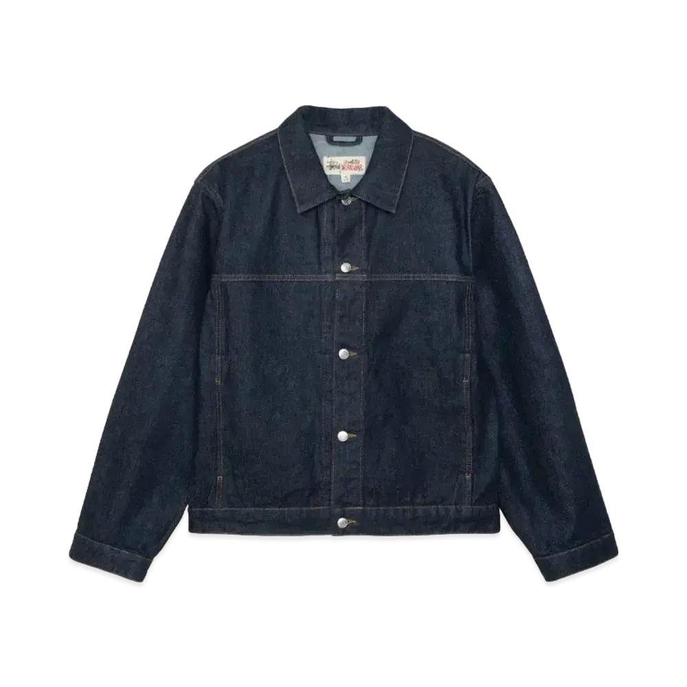 Stussy Trucker Jacket Denim "Rinsed Indigo"