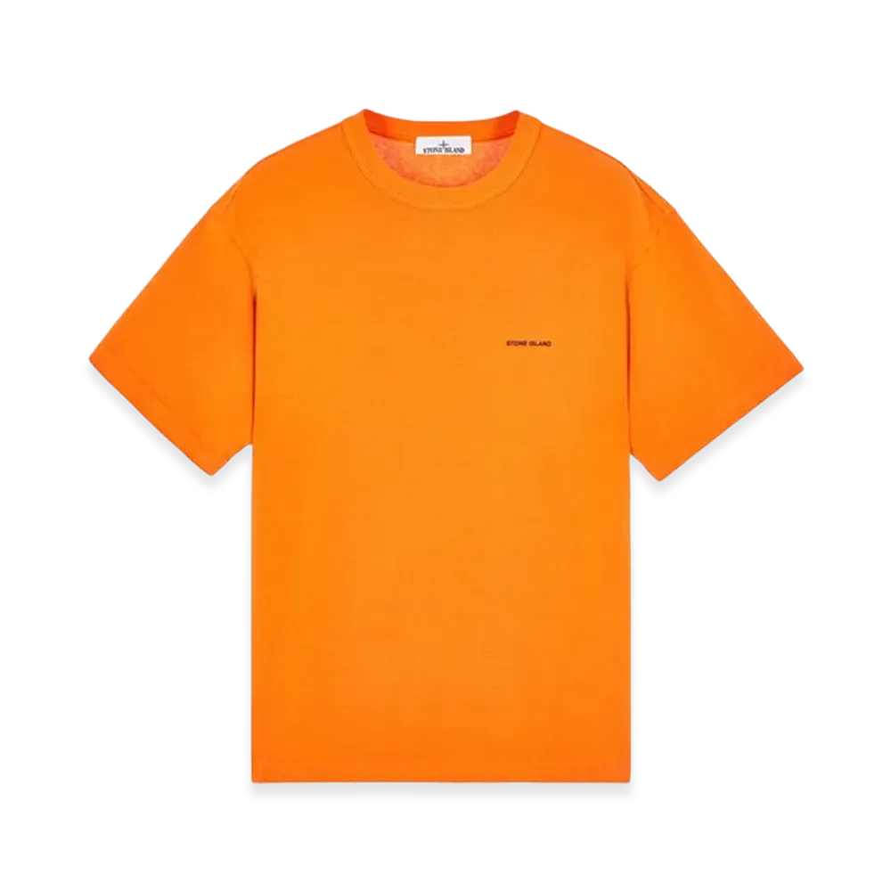 Stone Island 22379 Short Sleeve Cotton T-Shirt - 24SS "Orange"