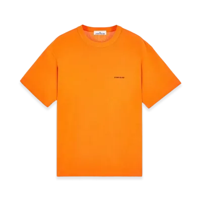 Stone Island 22379 Short Sleeve Cotton T-Shirt - 24SS "Orange"