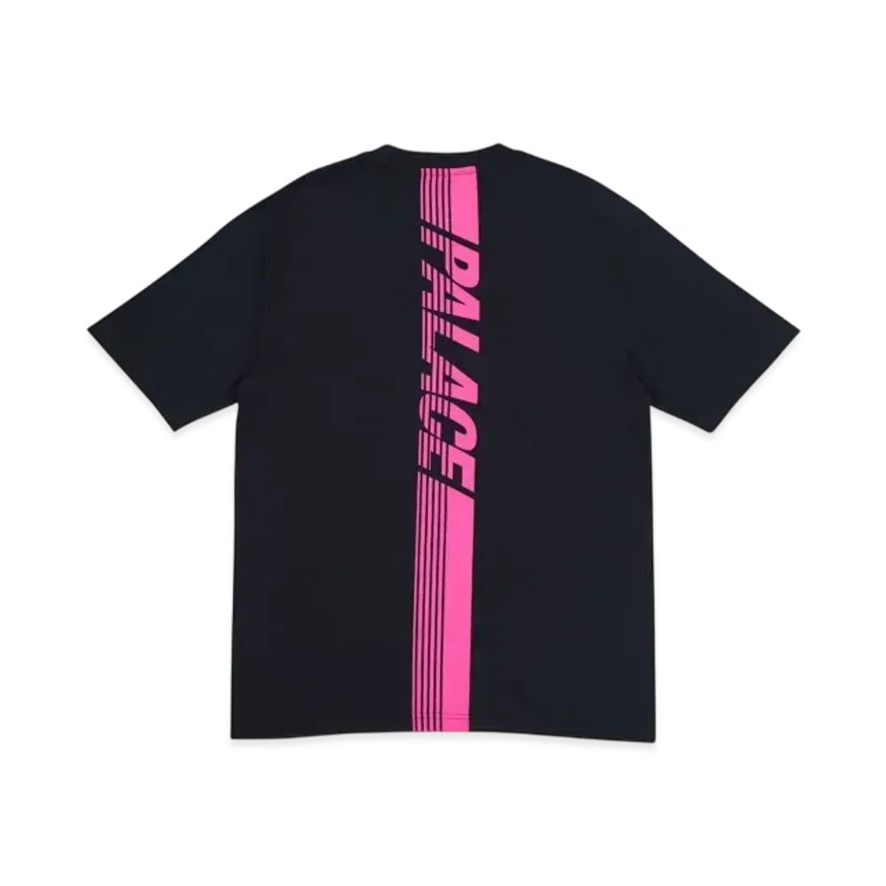 PALACE Line Stripe T-Shirt "Black"