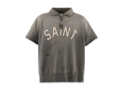 SAINT Mxxxxxx SS Half Zip Sweat Saint "Charcoal"