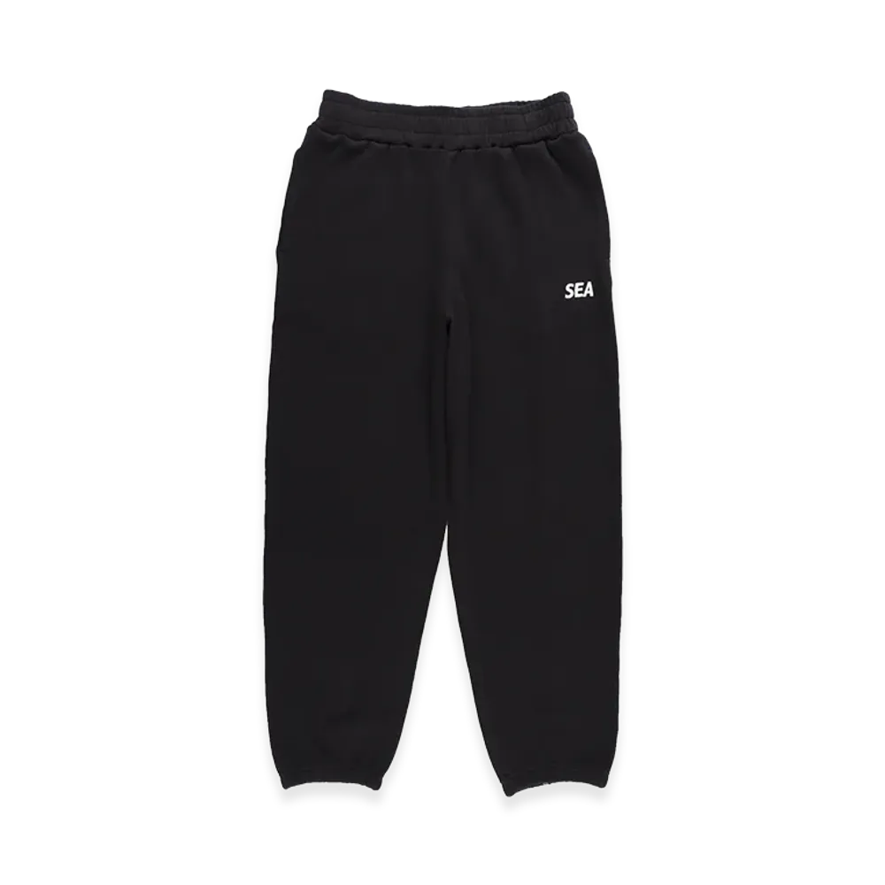 WIND AND SEA Heavy Waffle Sweat Pants "Black"