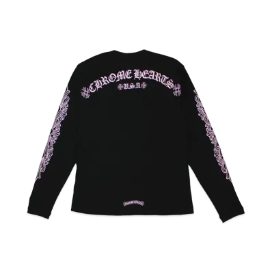 Chrome Hearts Matty Boy Shoulder Logo Thermal L/S T Shirt "Black"
