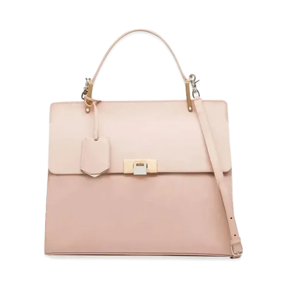 BALENCIAGA LE DIX leather 2Way Bag "Pink"