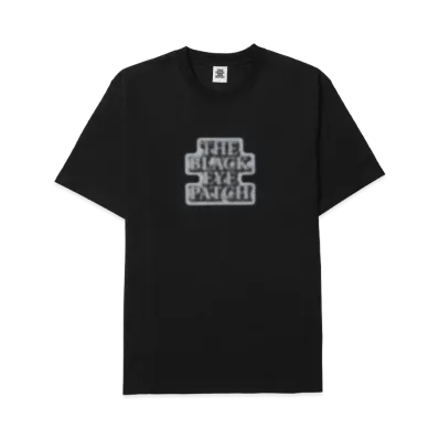 BlackEyePatch Blurred OG Label Tee "Black"