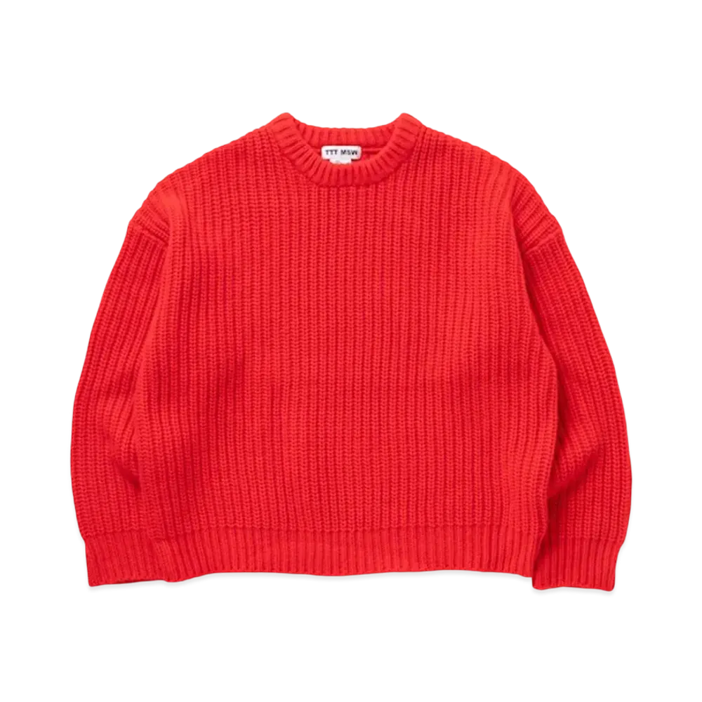 TTT MSW Cashmere Pullover Knit "Red"