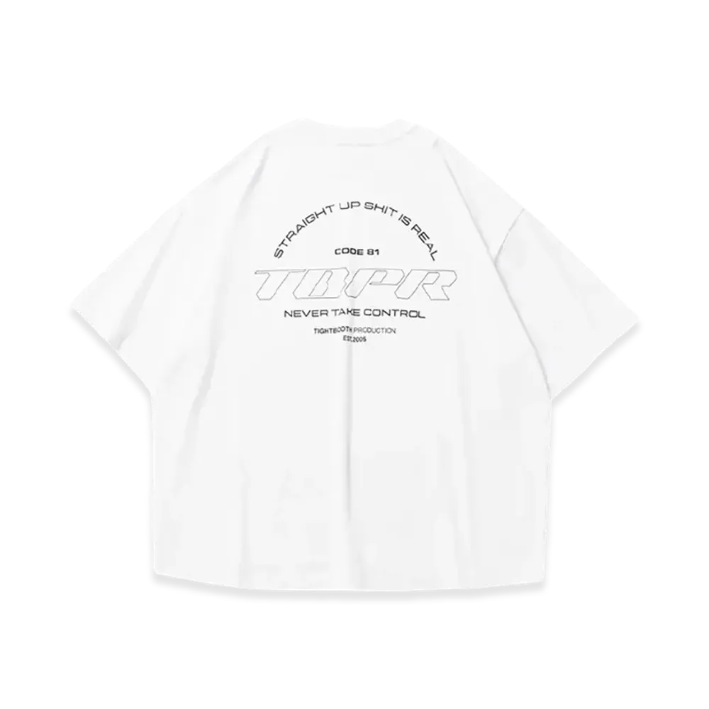 TIGHTBOOTH Straight Up T-Shirt "White"