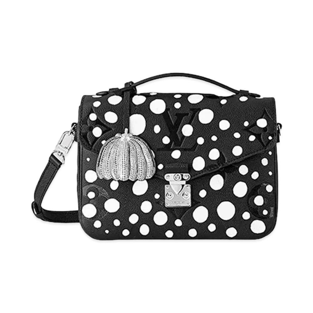 Louis Vuitton x Yayoi Kusama Pochette Metis Monogram Empreinte Leather Infinity Dots "Noir/Blanc"