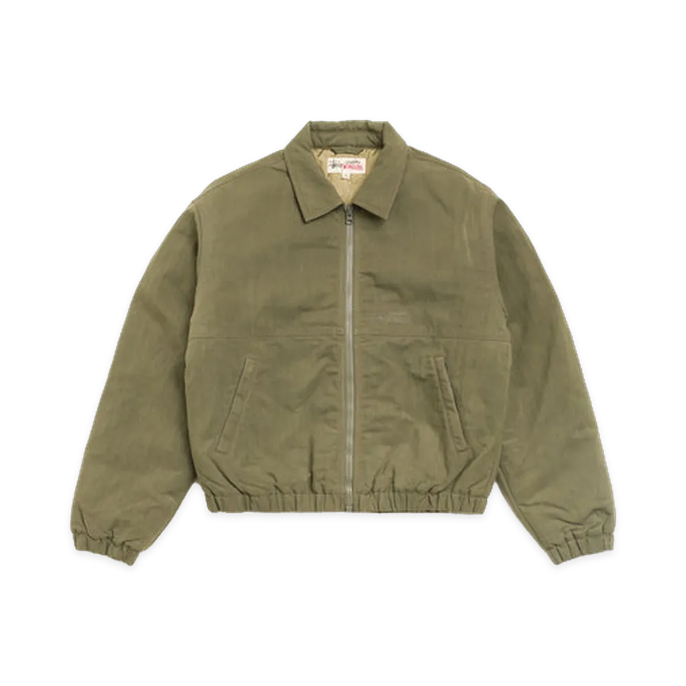 Stussy Nyco Collared Work Jacket "Green"