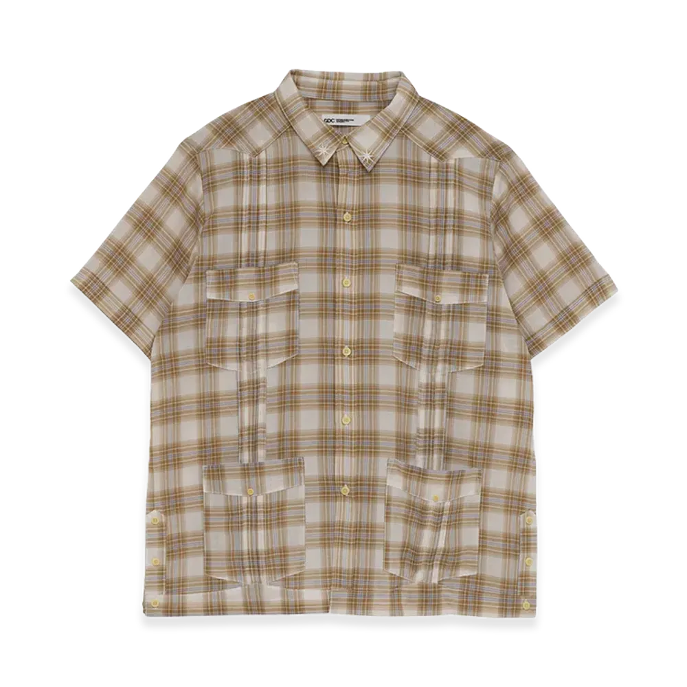 GDC Check Cuban Shirt "Green"
