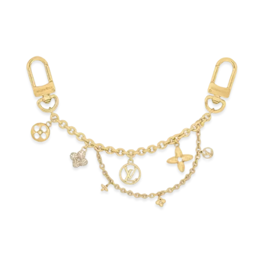 Louis Vuitton Blooming Garden Bag Charm "Gold"