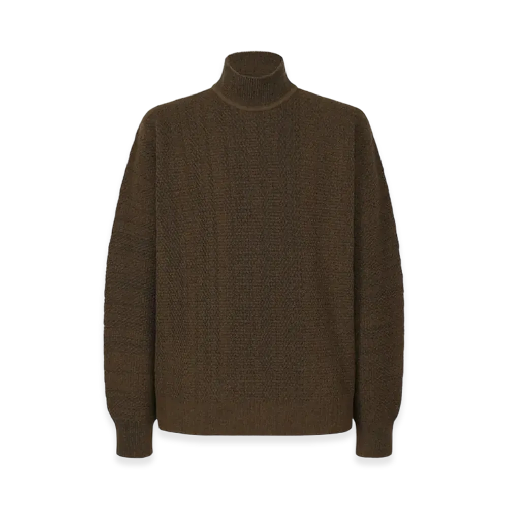 HOMME PLISSE ISSEY MIYAKE Rustic Knit "Brown"