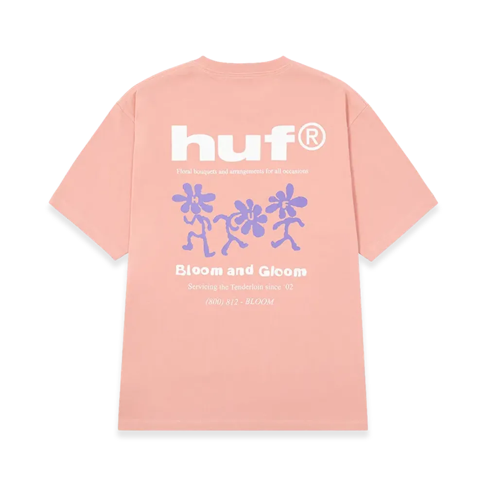 HUF Bloom & Gloom Tee "Peach"