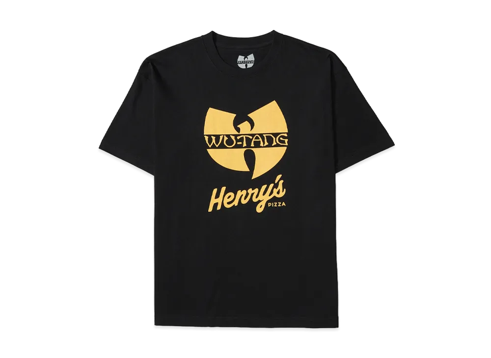 VERDY x Wu-Tang Clan x Henry's Pizza T-Shirt 2 "Black"