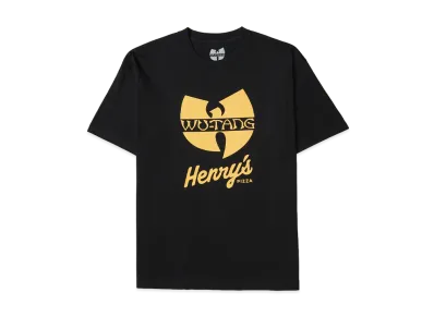 VERDY x Wu-Tang Clan x Henry's Pizza T-Shirt 2 "Black"