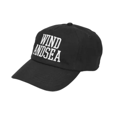 WIND AND SEA Chain Stitch Cap "Black"