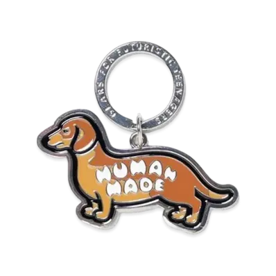HUMAN MADE Dachs Keyring "Brown"