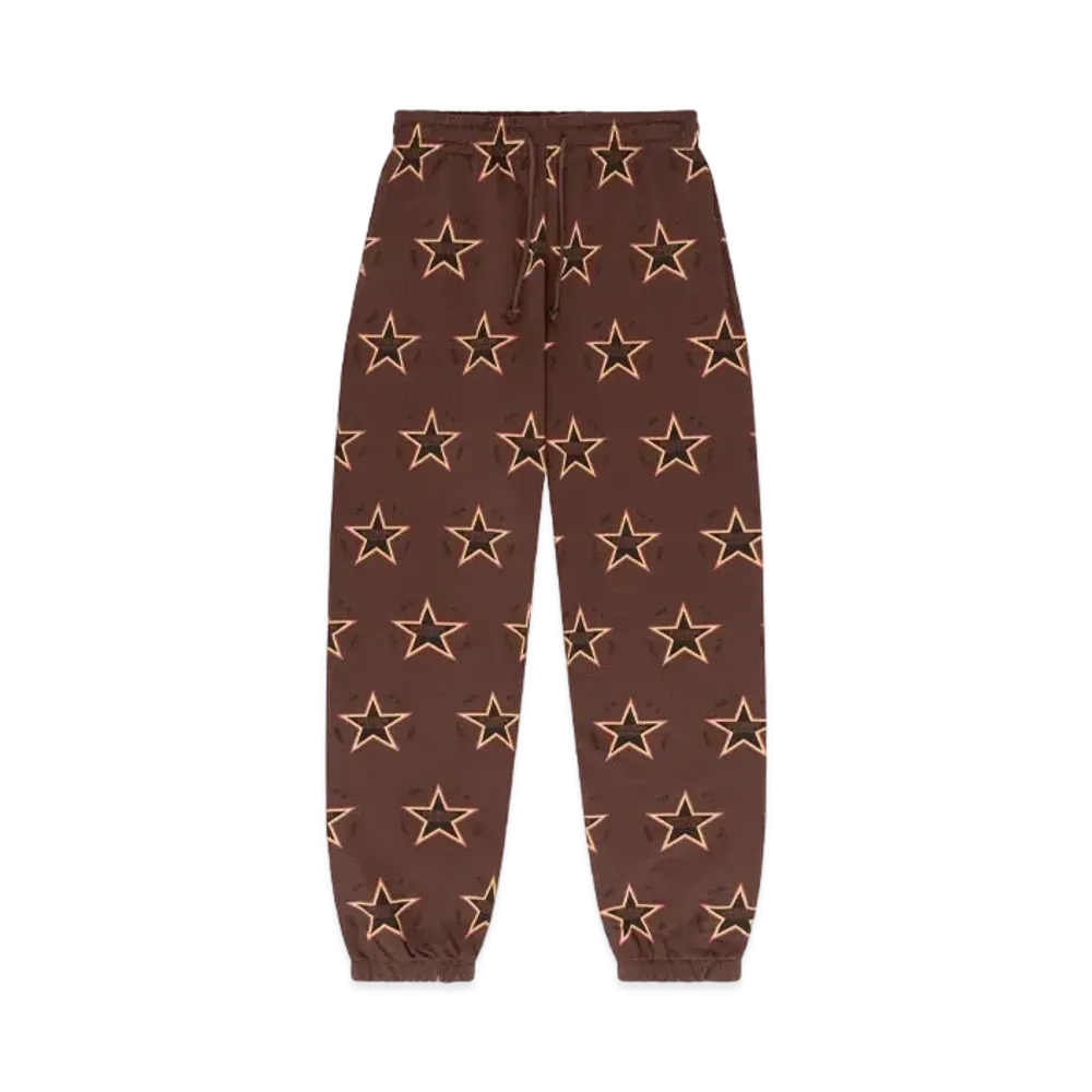 DENIM TEARS Every Tear Is A Star Sweat Pants "Brown"