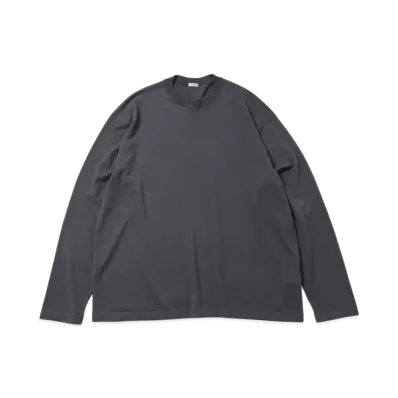 A.PRESSE High Twisted Cotton L/S T-Shirt "Grey"
