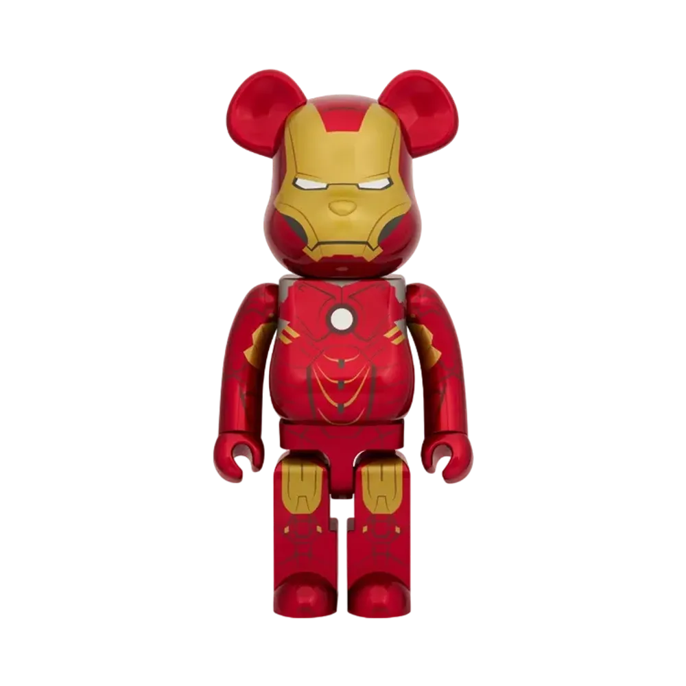 MEDICOM TOY "BEARBRICK" -THE INFINITY SAGA- IRON MAN MARK IV 1000%