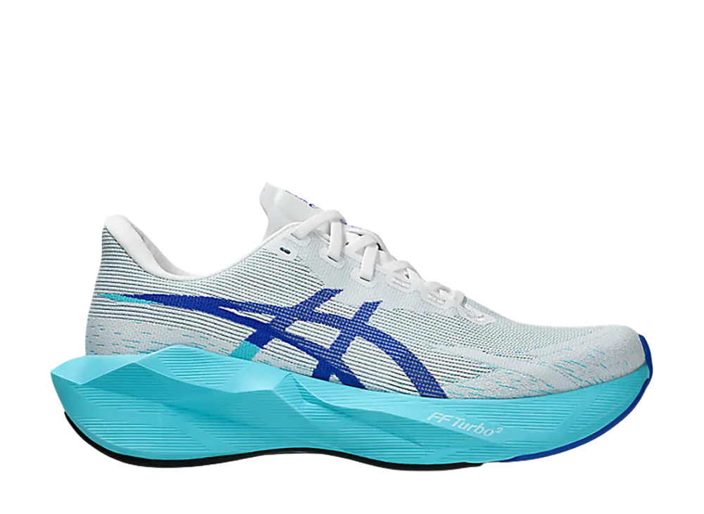 Asics Novablast 6 "White/Energy Aqua"