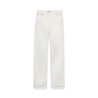 PRADA Women's Five-Pocket Denim Jeans "White"