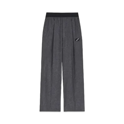 WE11DONE Logo Trousers "Charcoal"