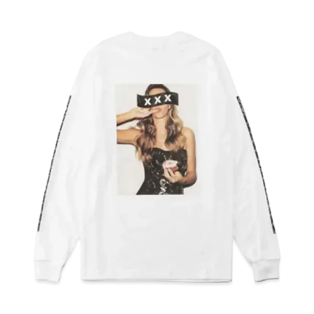 GOD SELECTION XXX LONG SLEEVE T-SHIRT GX-S21-LT-02 "White"