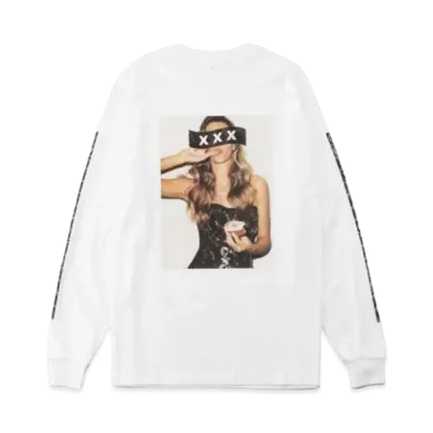 GOD SELECTION XXX LONG SLEEVE T-SHIRT GX-S21-LT-02 "White"