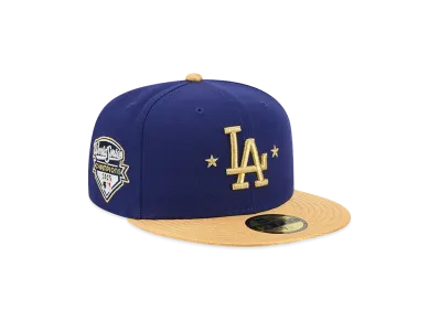 NEW ERA 59Fifty 2025 MLB Gold Collection Los Angeles Dodgers "Dark Royal"