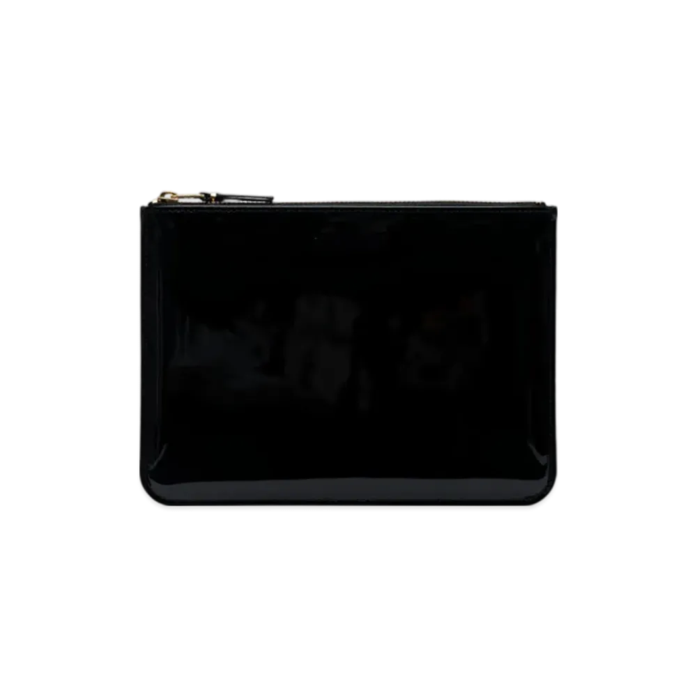 COMME des GARCONS Wallet Glossy Print-K151 "Blackxpolka Dot"