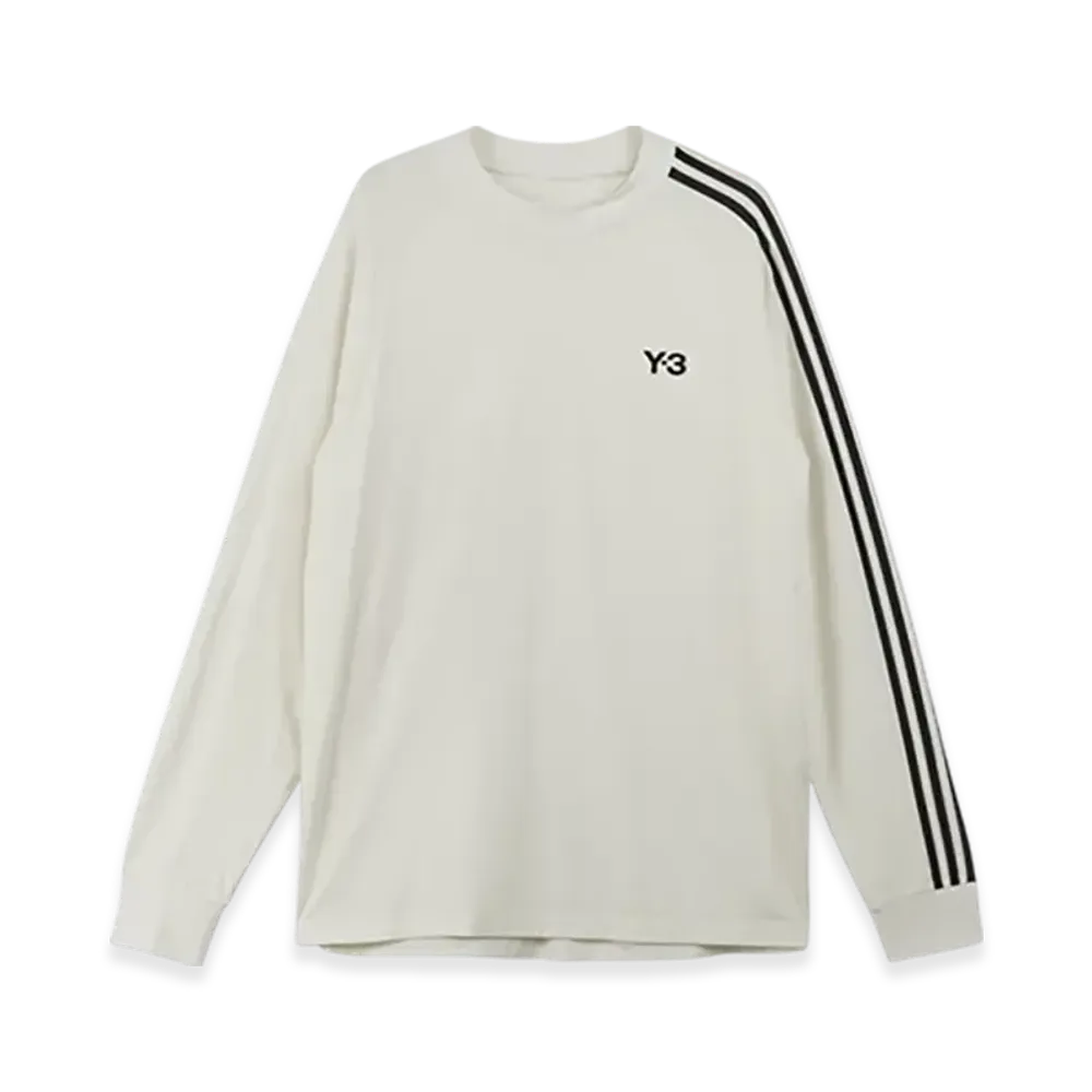 Y-3 3-Stripes LS T-Shirt "White/Black"