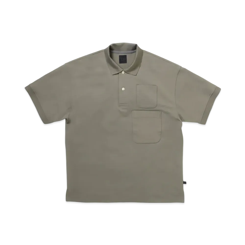 DAIWA PIER39 W's Tech Polo Shirt W/Pocket S/S "Wolf Gray"