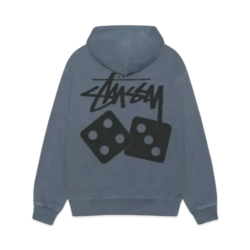 Stussy Dice Zip Hoodie Pigment Dyed "Navy"