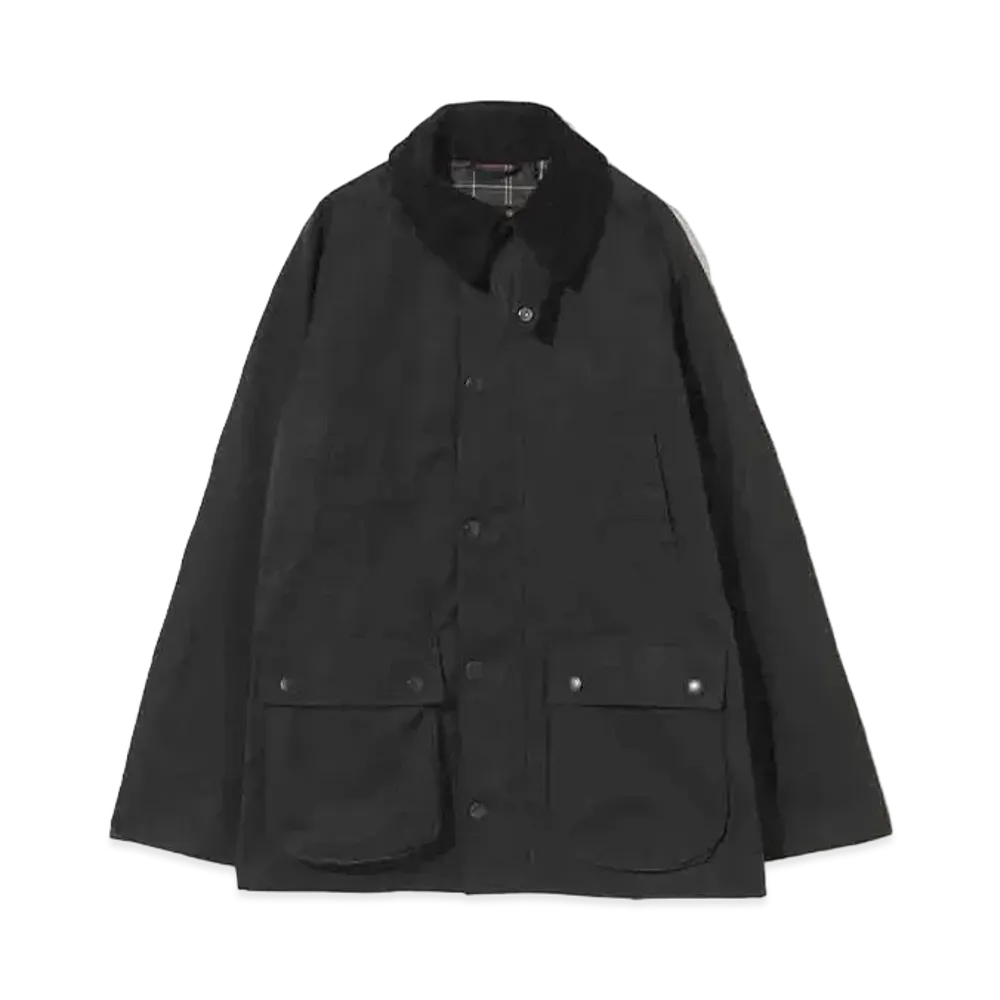 Barbour Bedale Peach Skin Blouson (Slim Fit) "Navy"