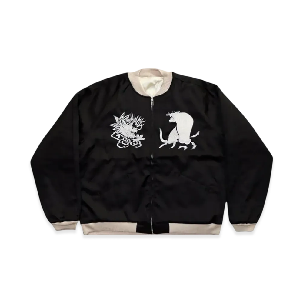SAPEur Souvenir Jacket Skeleton "Black/White"